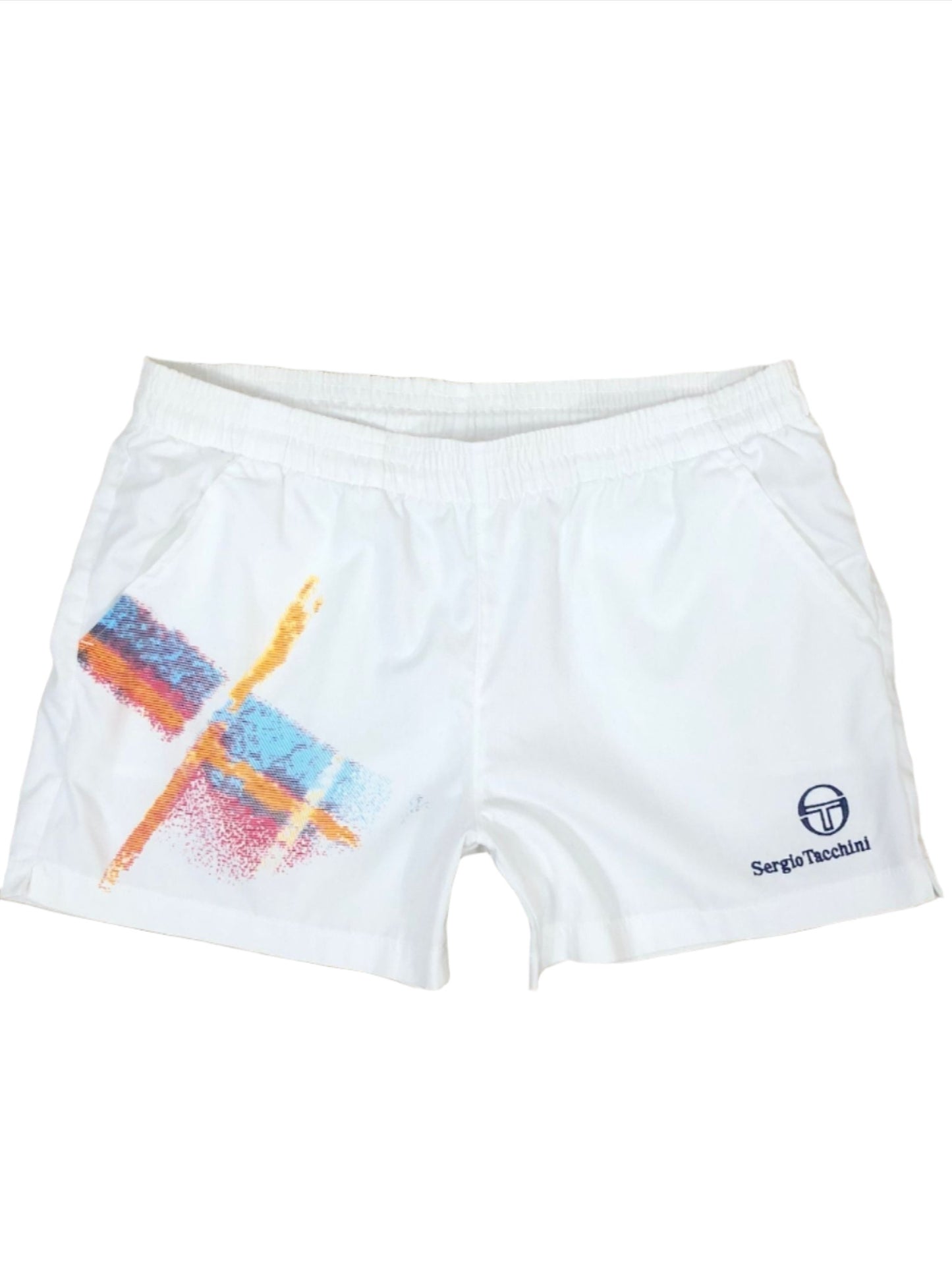 SERGIO TACCHINI 90'S VINTAGE SAMPRAS TENNIS SHORTS MEDIUM