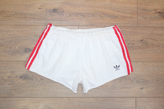 ADIDAS 80'S VINTAGE RUNNING SPRINTER COTTON SHORTS MEDIUM