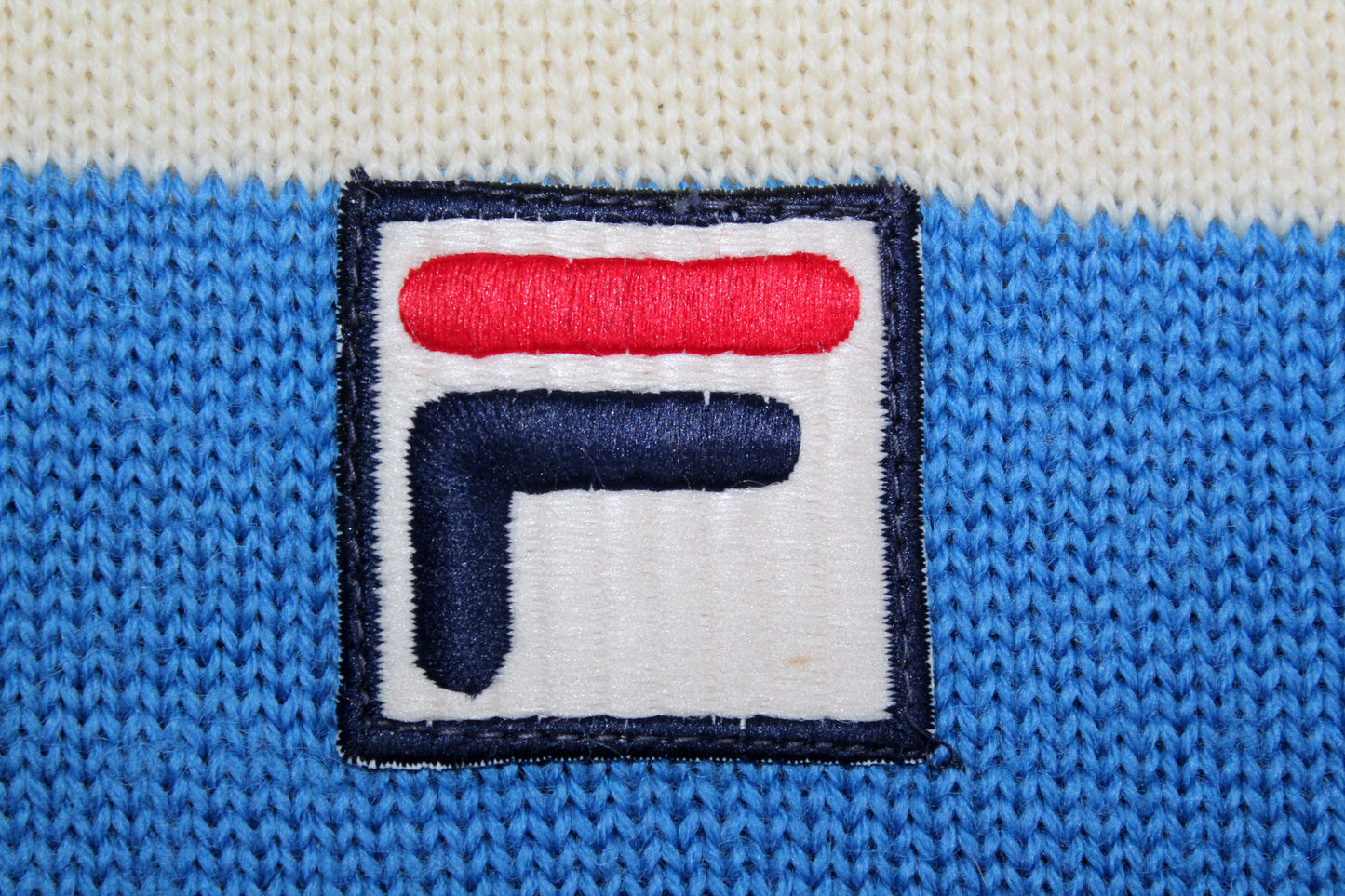 FILA 80'S VINTAGE SIRO SKI KNIT WOOL SWEATSHIRT MEDIUM