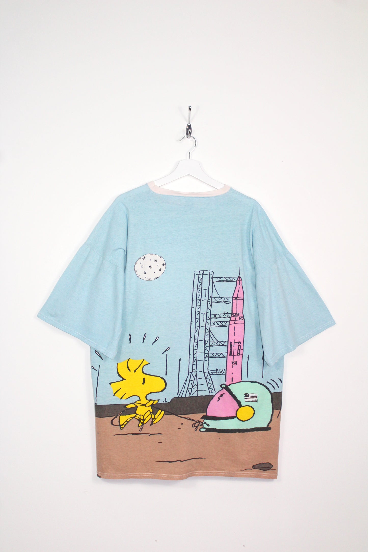 VINTAGE 90'S PEANUTS SNOOPY SPACE WAY SCENE T-SHIRT XXL