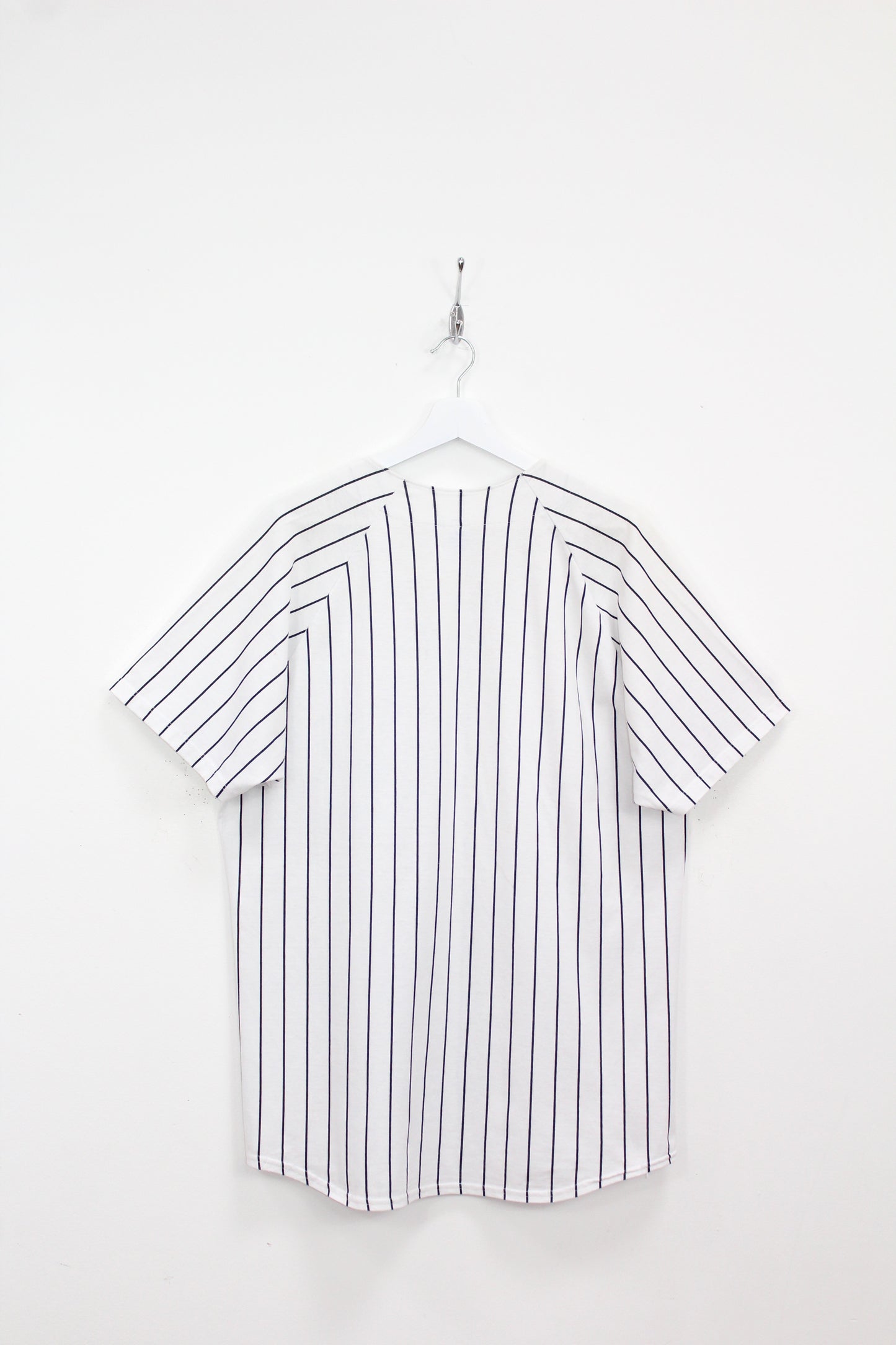 RUSSELL ATHLETIC CHICAGO WHITE SOX 90'S VINTAGE PINSTRIPE MLB BASEBALL JERSEY LARGE
