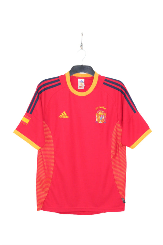 SPAIN WORLD CUP 2002 VINTAGE ADIDAS HOME FOOTBALL SHIRT MEDIUM