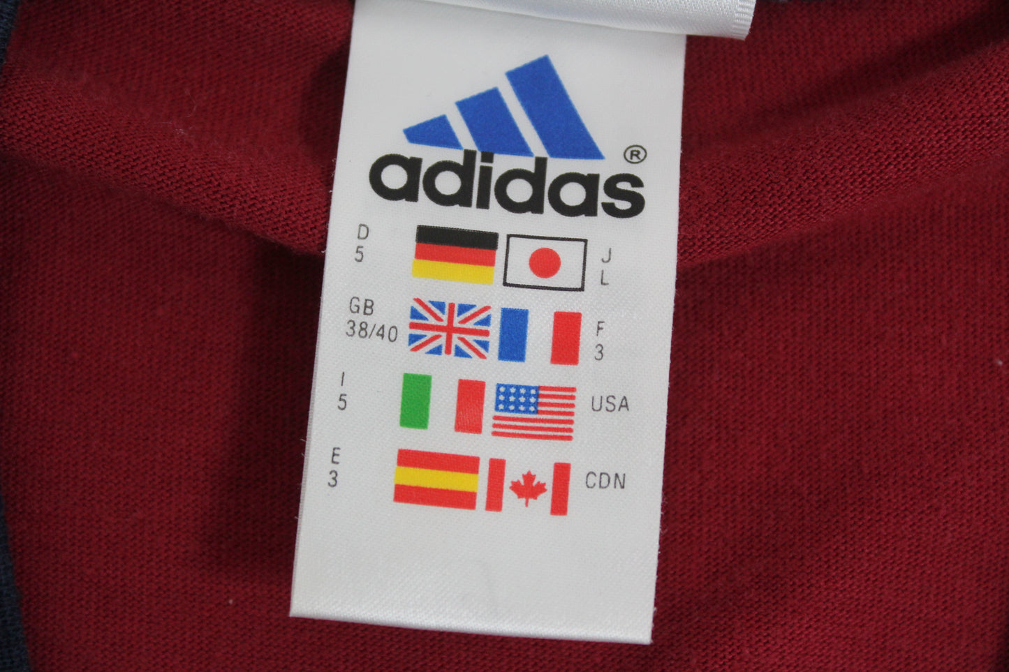 VINTAGE SPAIN WORLD CUP 2002 ADIDAS TRAINING FOOTBALL SHIRT MEDIUM
