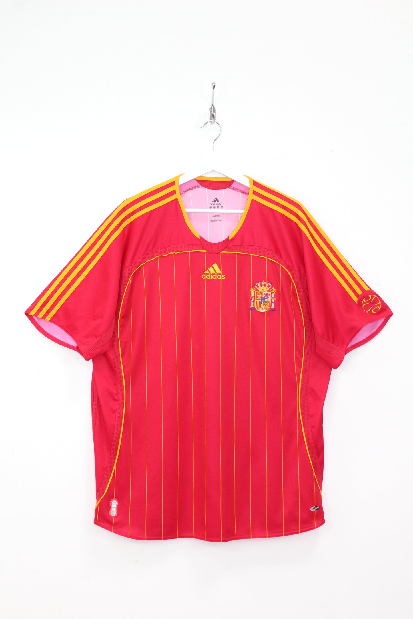 SPAIN 2006-08 ADIDAS HOME FOOTBALL SHIRT XL