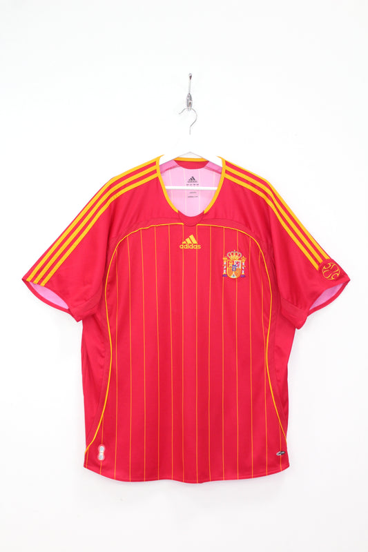 SPAIN 2006-08 ADIDAS HOME FOOTBALL SHIRT XL