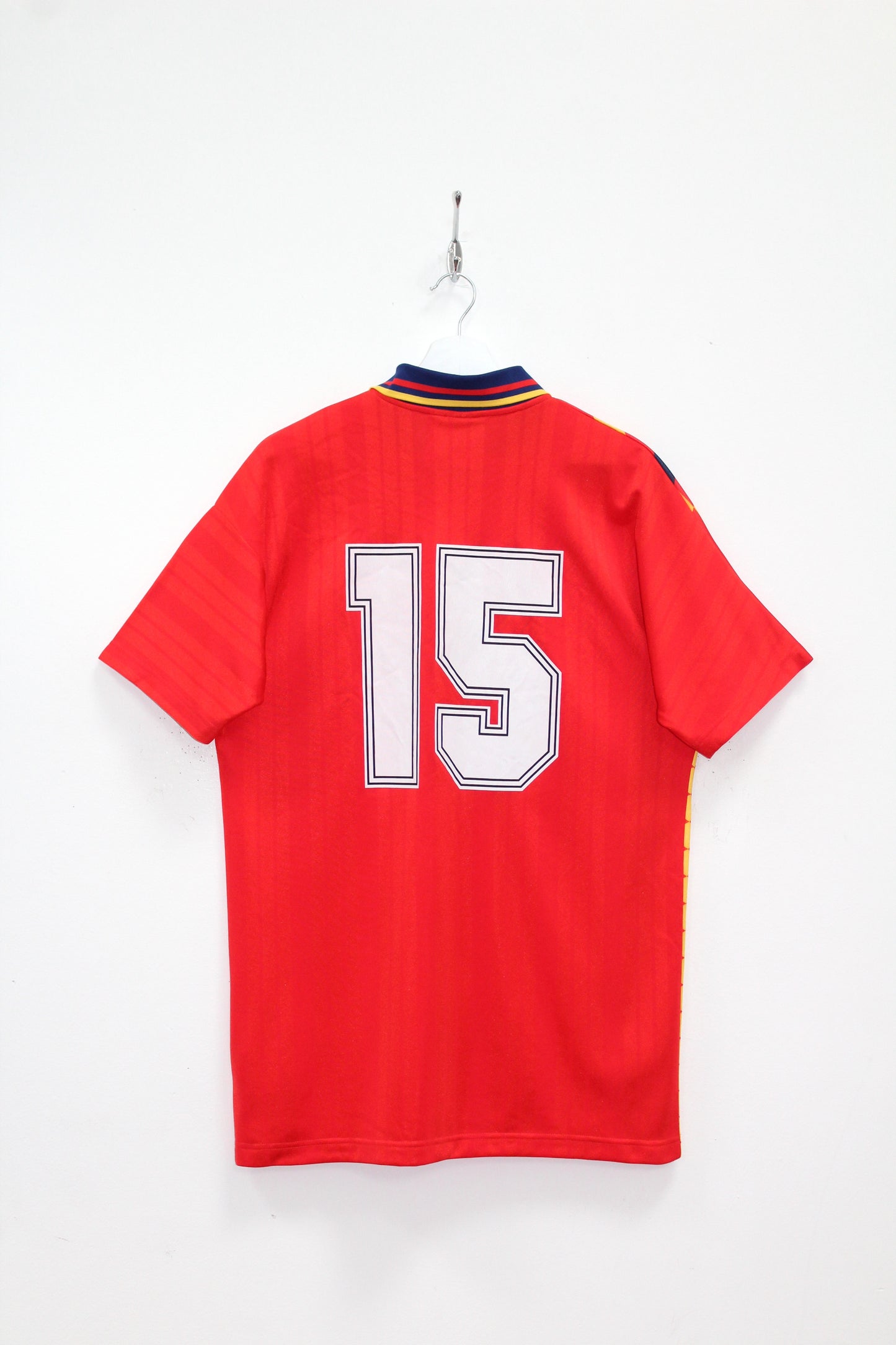 ADIDAS ORIGINALS SPAIN WORLD CUP 1994 FOOTBALL SHIRT #15 MEDIUM