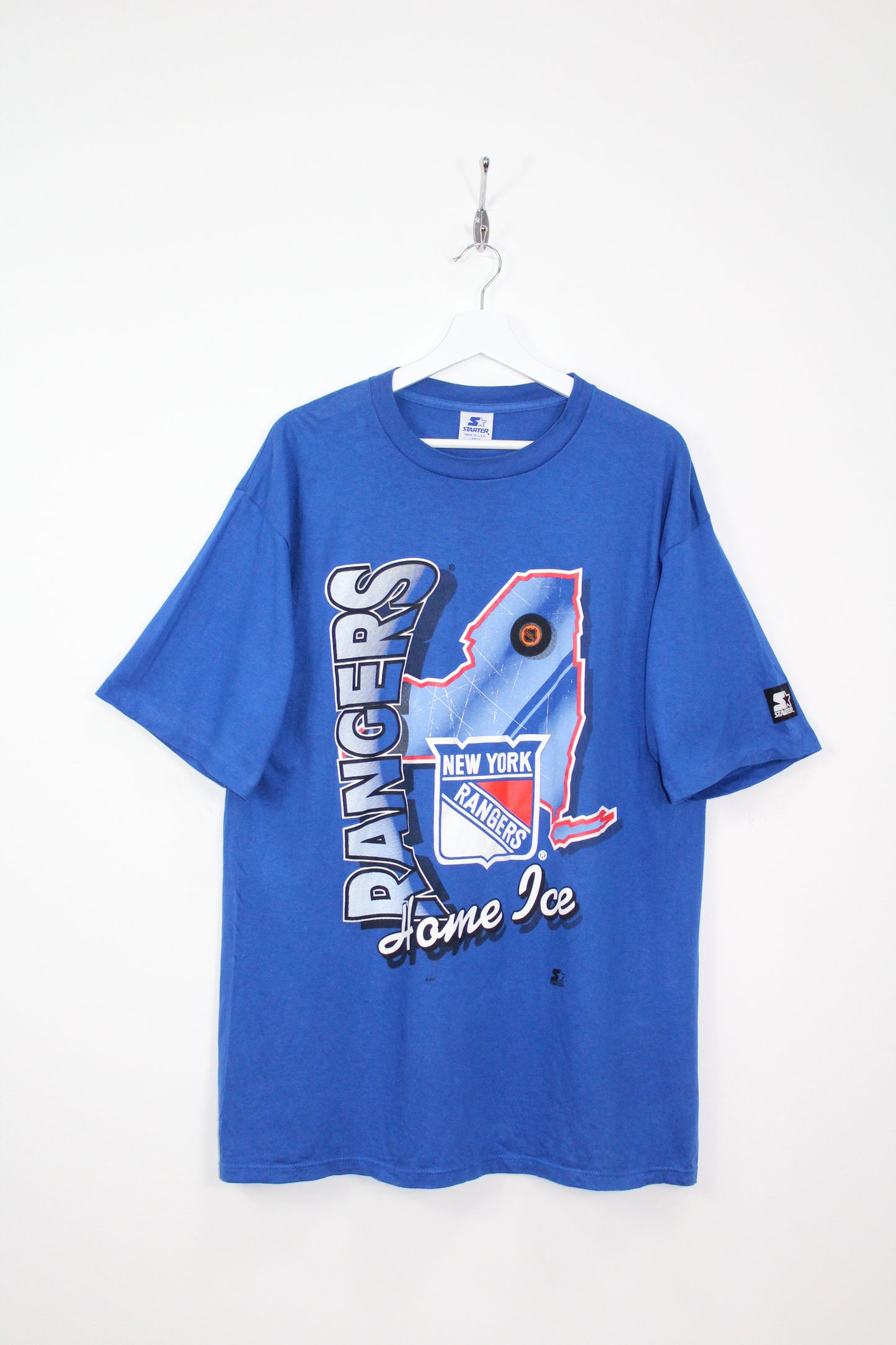 STARTER NEW YORK RANGERS 90'S VINTAGE NHL GRAPHIC T-SHIRT LARGE