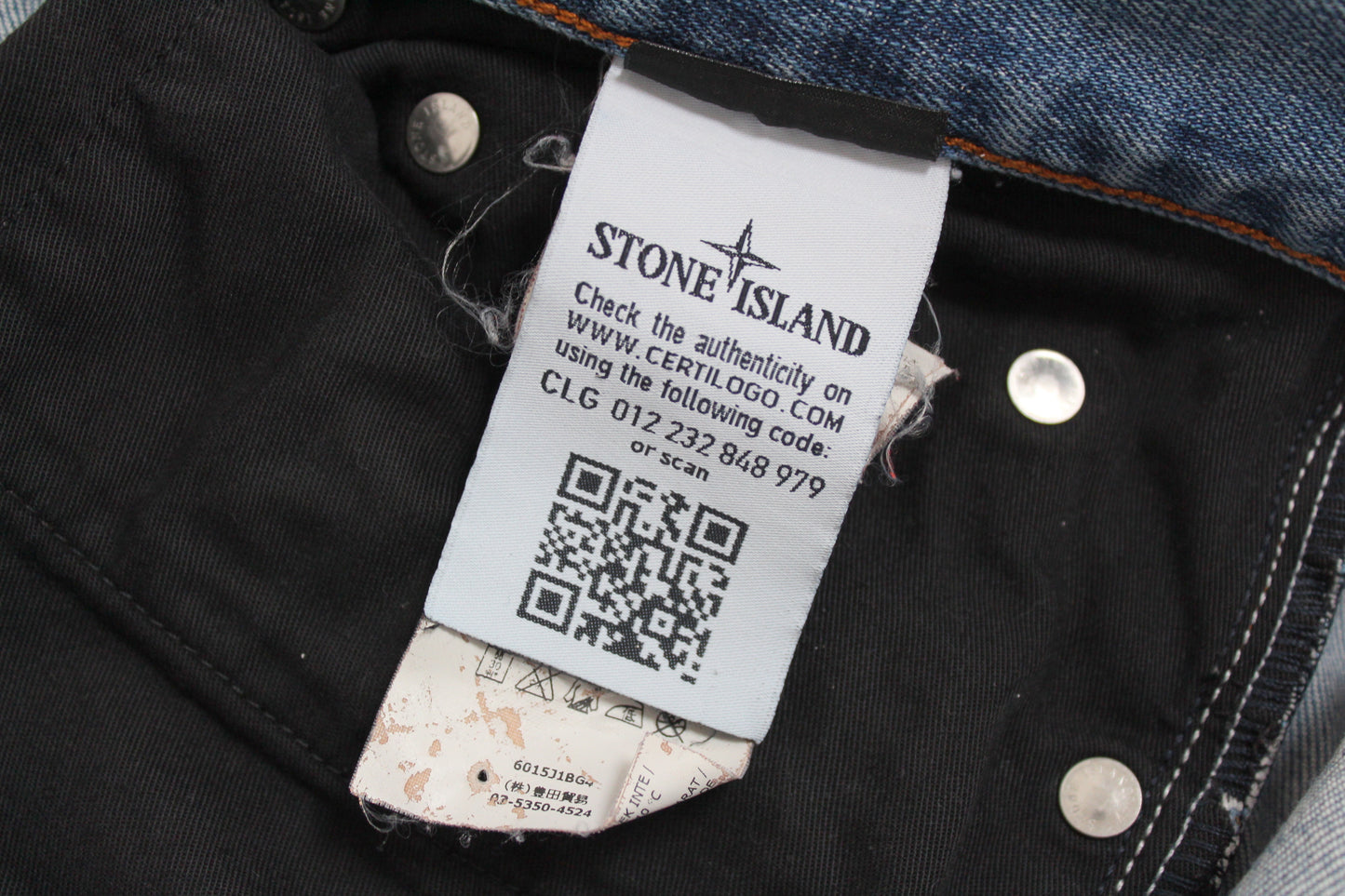 STONE ISLAND SS 2014 TYPE SL SLIM FIT JEANS W 32" x L 34"