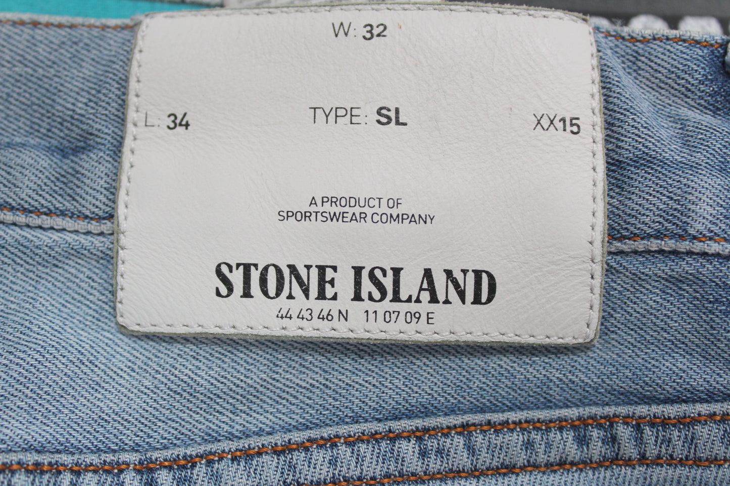 STONE ISLAND SS 2014 TYPE SL SLIM FIT JEANS W 32" x L 34"