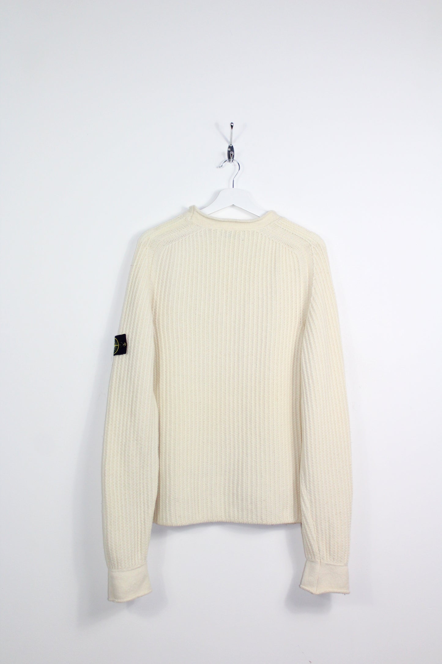 STONE ISLAND AW 2006 MOCK NECK WOOL KNIT JUMPER LARGE