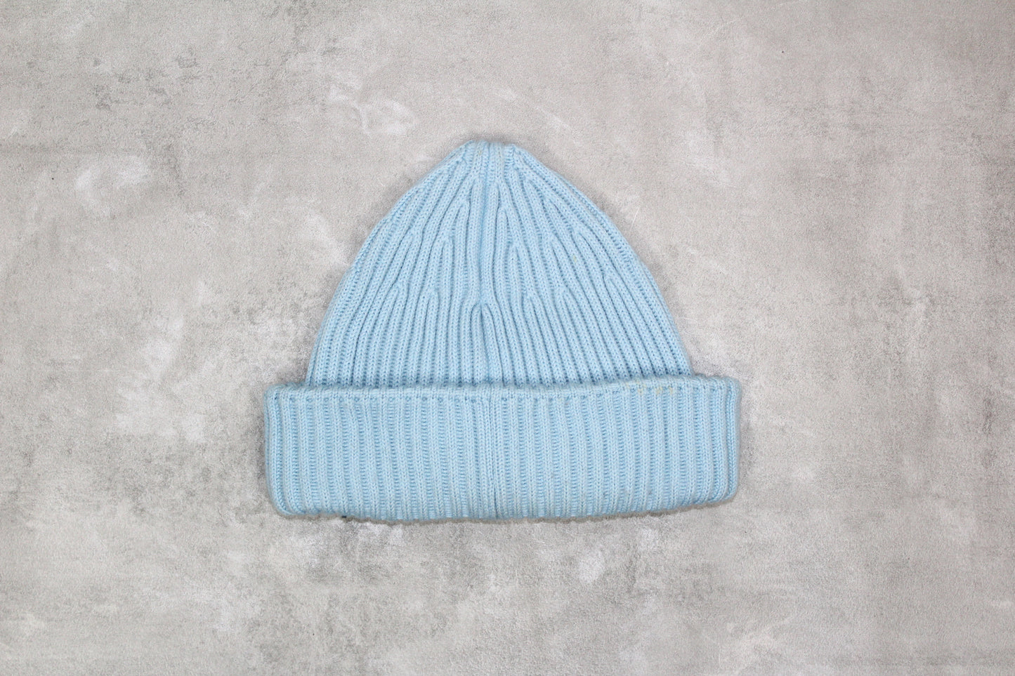 STONE ISLAND LOGO-APPLIQUED WOOL RIBBED BEANIE