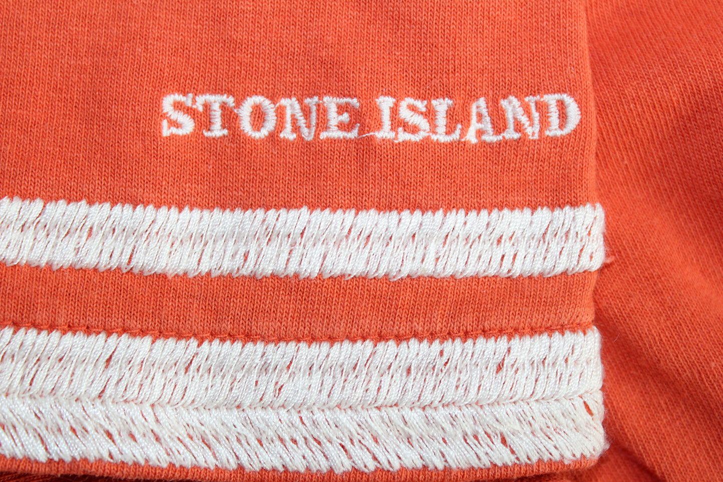 STONE ISLAND SS 2006 EMBROIDERED SPELL OUT T-SHIRT XL