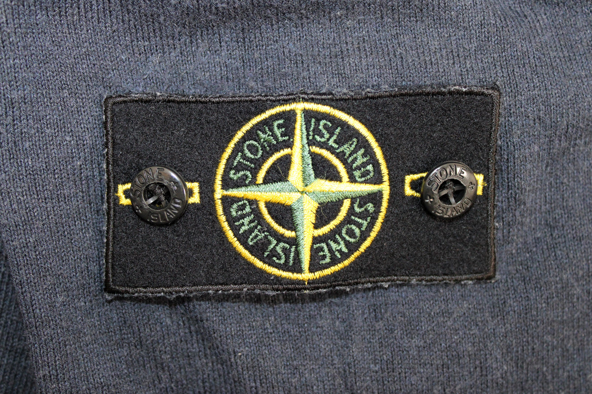 STONE ISLAND SS 2019 COTTON CREW NECK RIBBED JUMPER LARGE