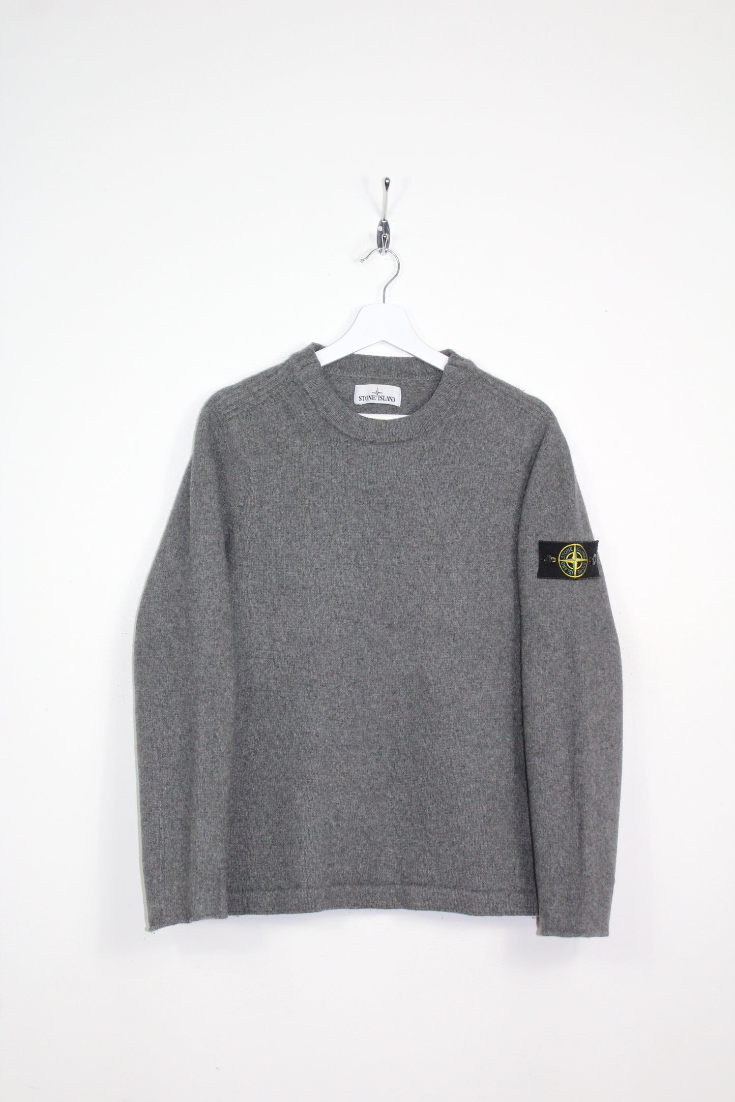 STONE ISLAND KNIT WOOL SWEATSHIRT MEDIUM