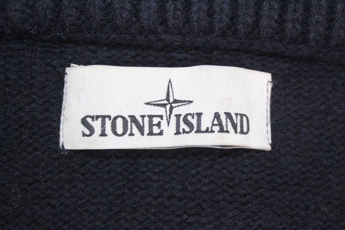 STONE ISLAND WOOL KNIT HOODIE JUMPER SMALL