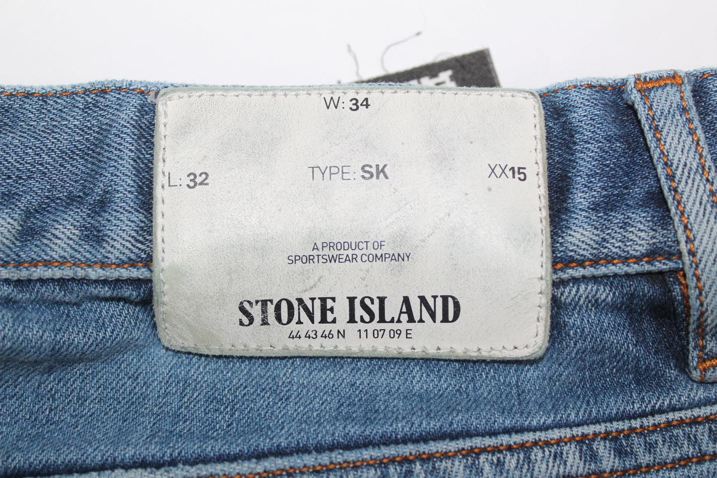 STONE ISLAND AW 2018 TYPE SK SKINNY FIT JEANS W 34" x L 29"