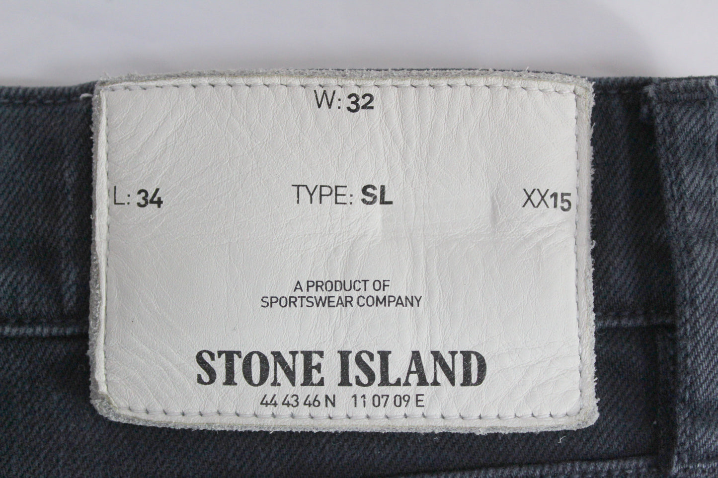 STONE ISLAND SS 2010 TYPE SL SLIM FIT JEANS W 32" x L 27"