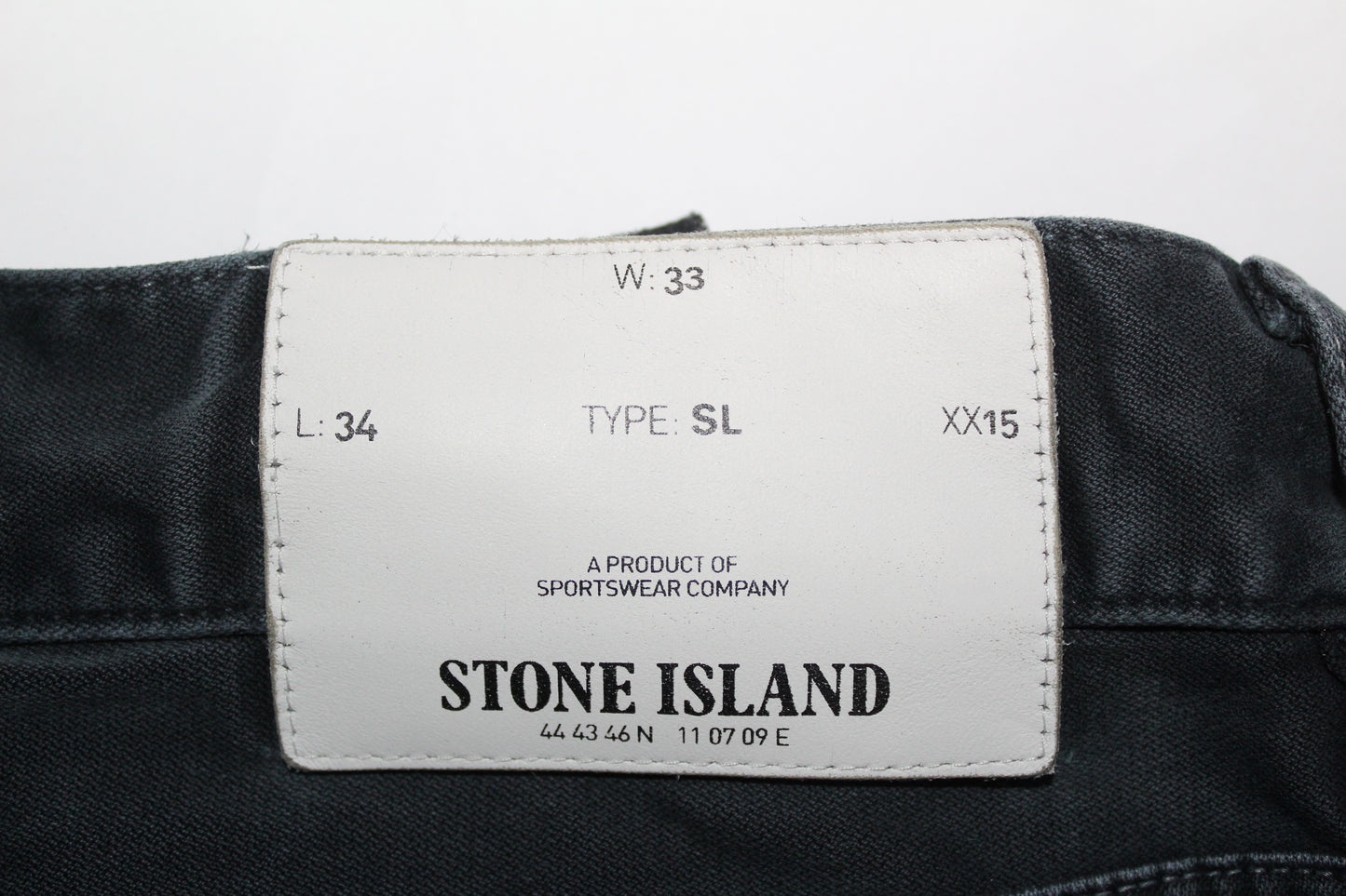 STONE ISLAND TYPE SL SLIM FIT JEANS W 33" x L 31"