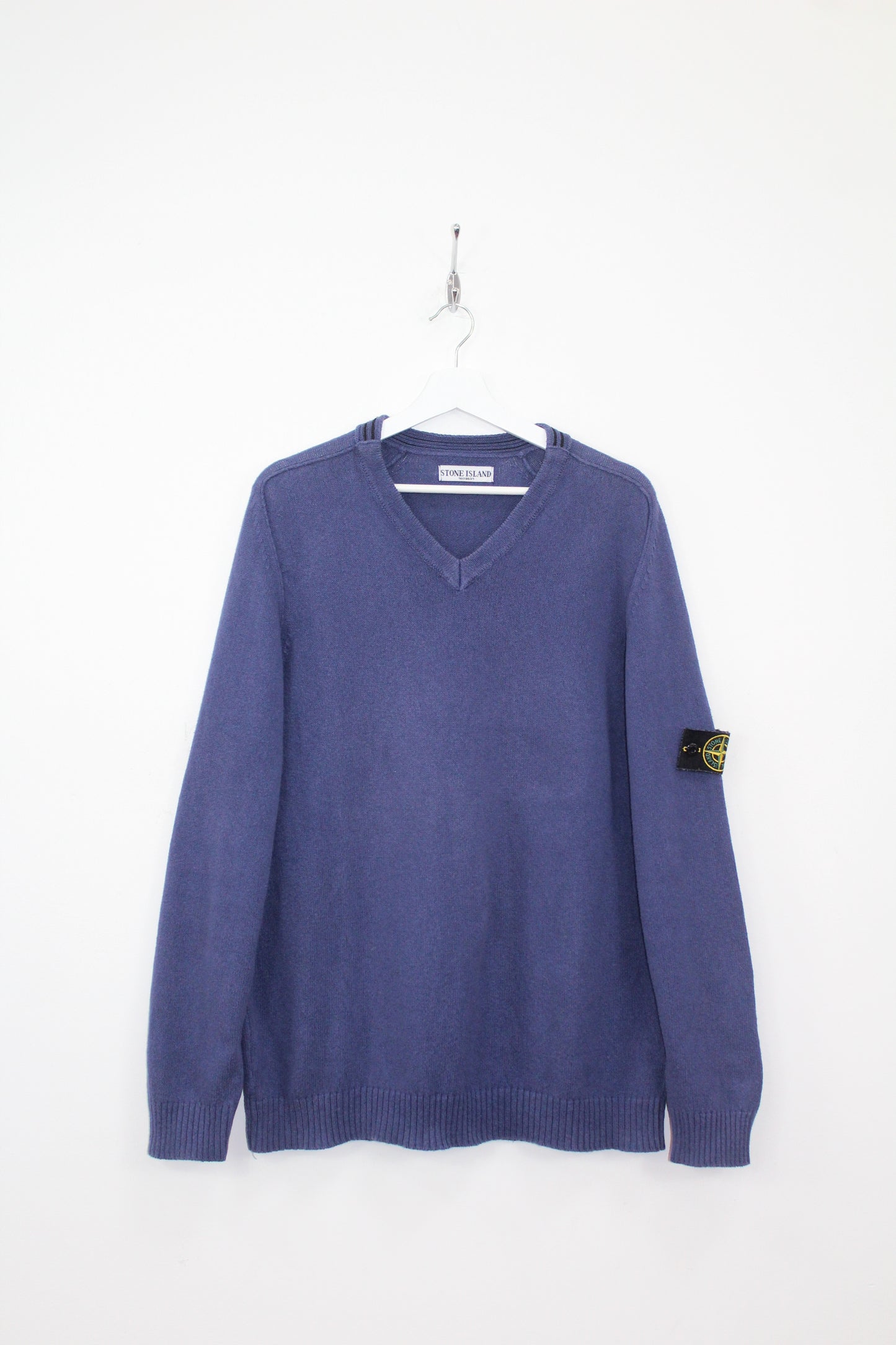 STONE ISLAND COTTON KNIT SWEATSHIRT LARGE