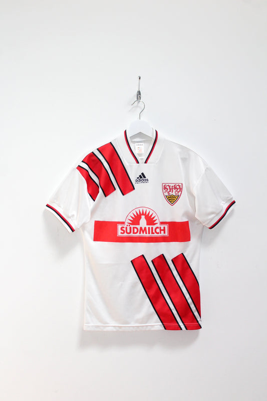 VINTAGE STUTTGART 1993-95 ADIDAS HOME FOOTBALL SHIRT SMALL