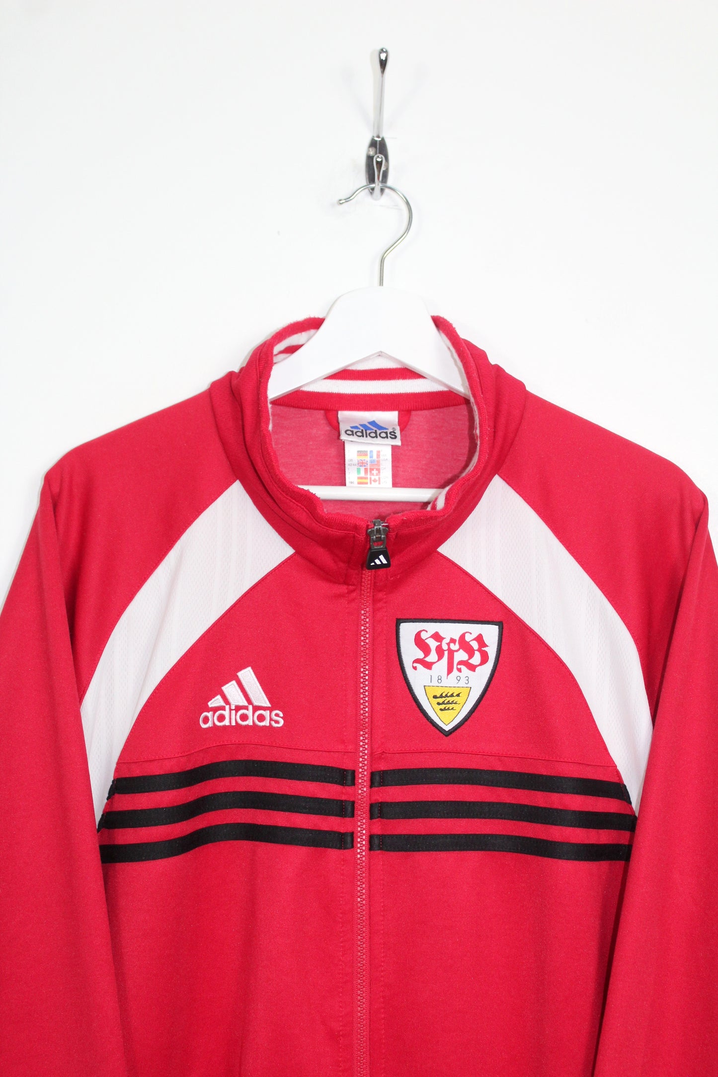ADIDAS VINTAGE STUTTGART 1998-99 TRACKSUIT TOP JACKET D7 XL