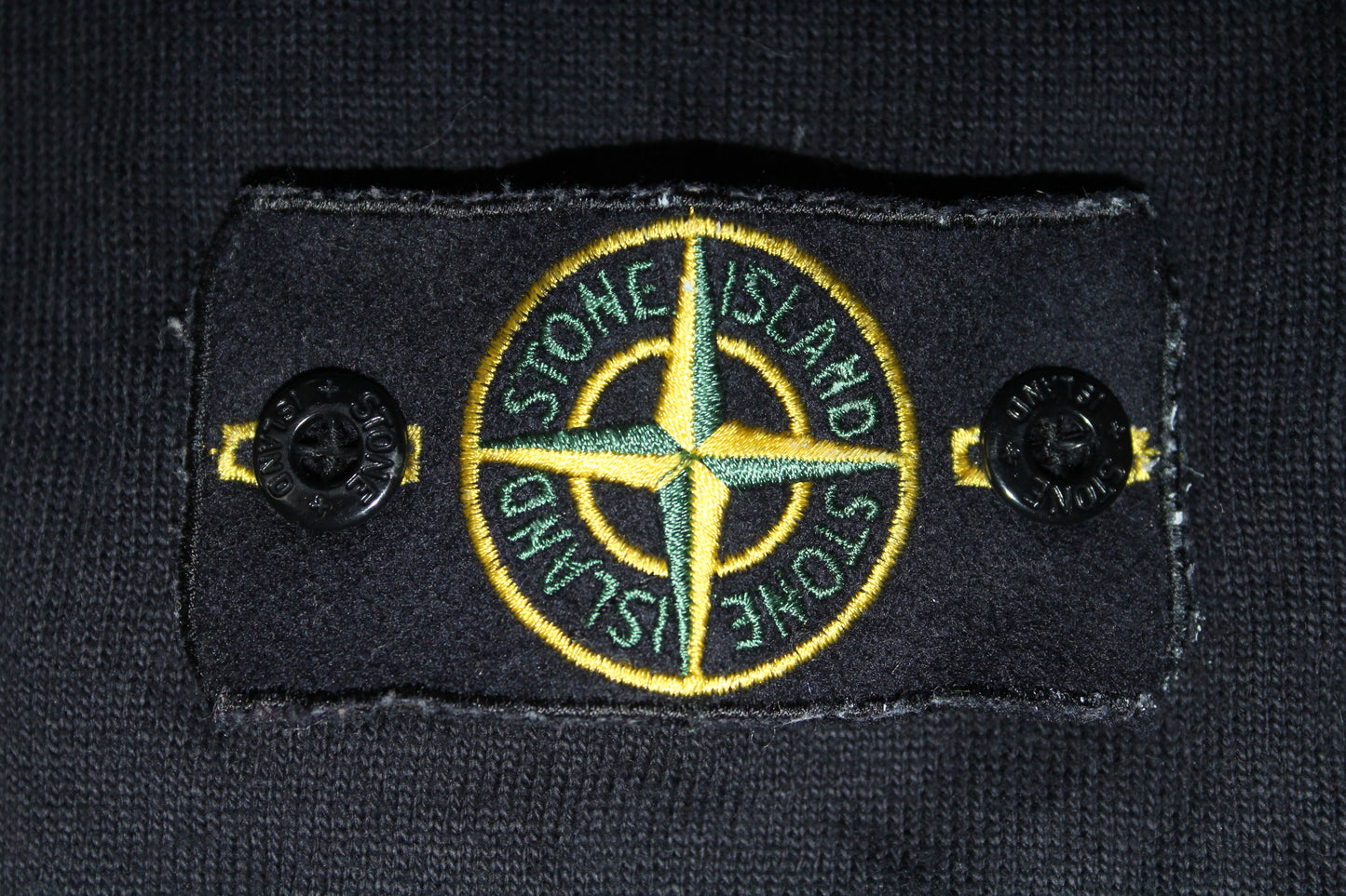 STONE ISLAND AW 2012 1/4 BUTTON UP SWEATSHIRT LARGE
