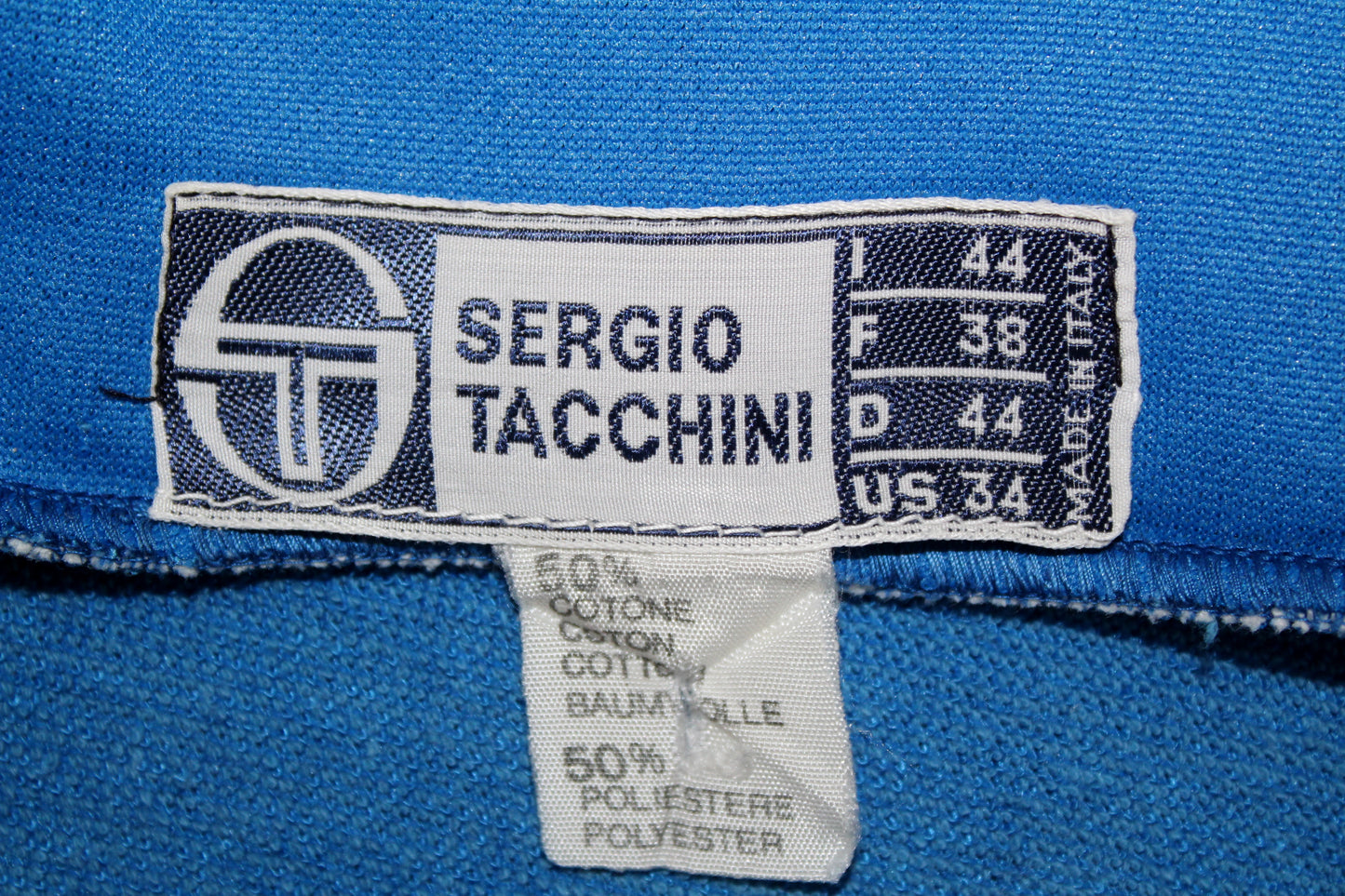 SERGIO TACCHINI OG 80'S VINTAGE MCENROE CAPOMASTER TRACKSUIT TOP JACKET SMALL