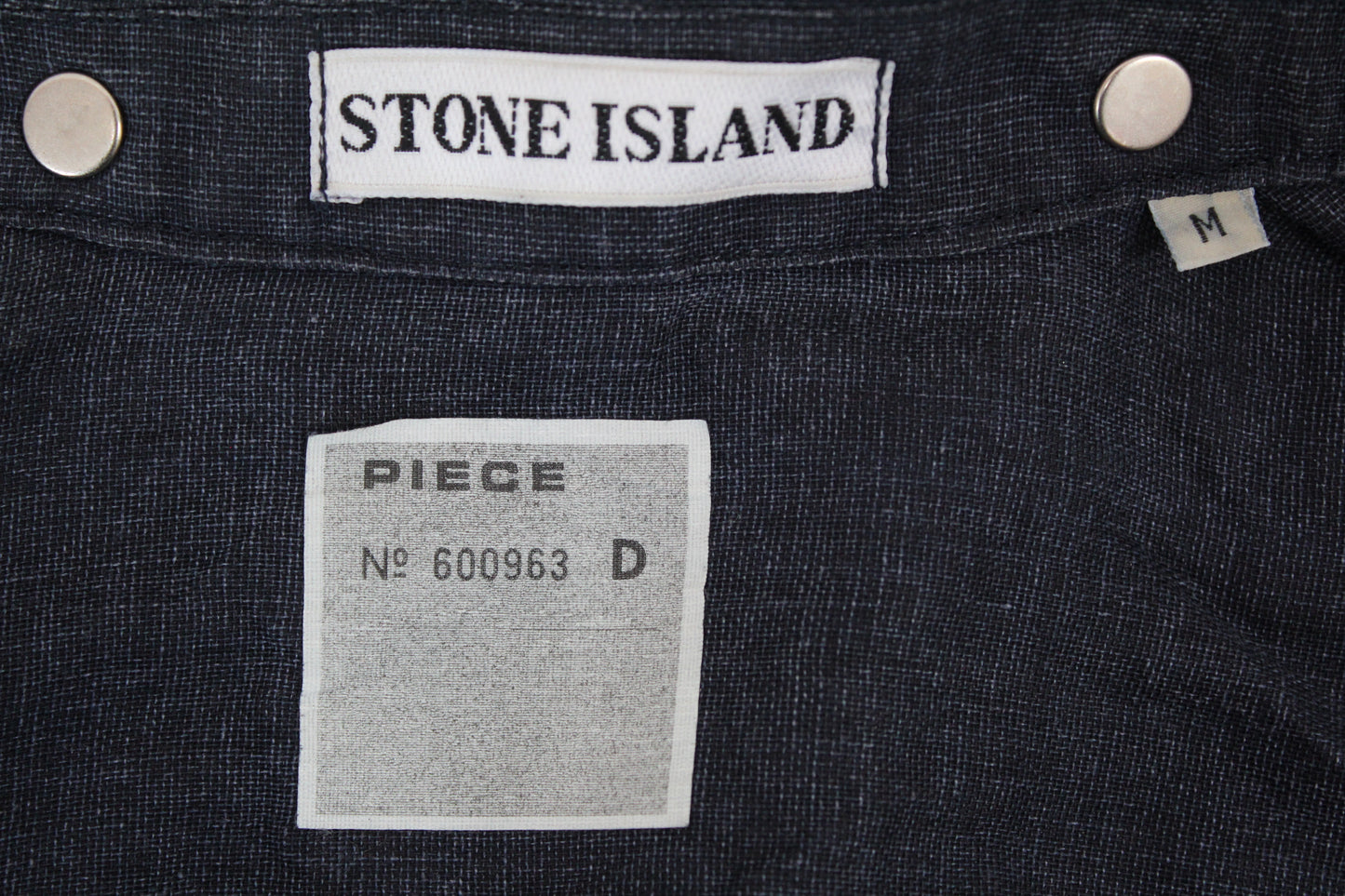 VINTAGE STONE ISLAND SS 1999 COATED HOODIE OVERSHIRT JACKET MEDIUM