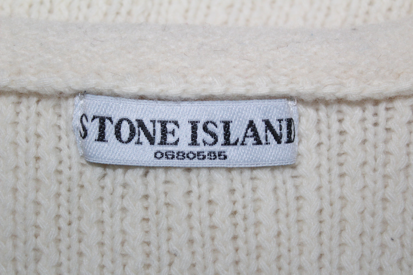 STONE ISLAND AW 2006 MOCK NECK WOOL KNIT JUMPER LARGE