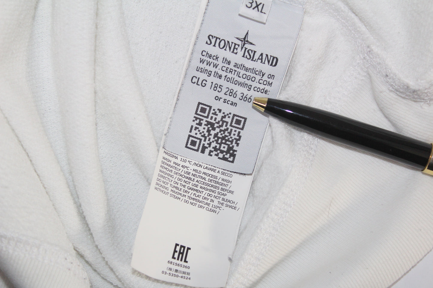 STONE ISLAND SS 2018 CREW NECK SWEATSHIRT XXXL