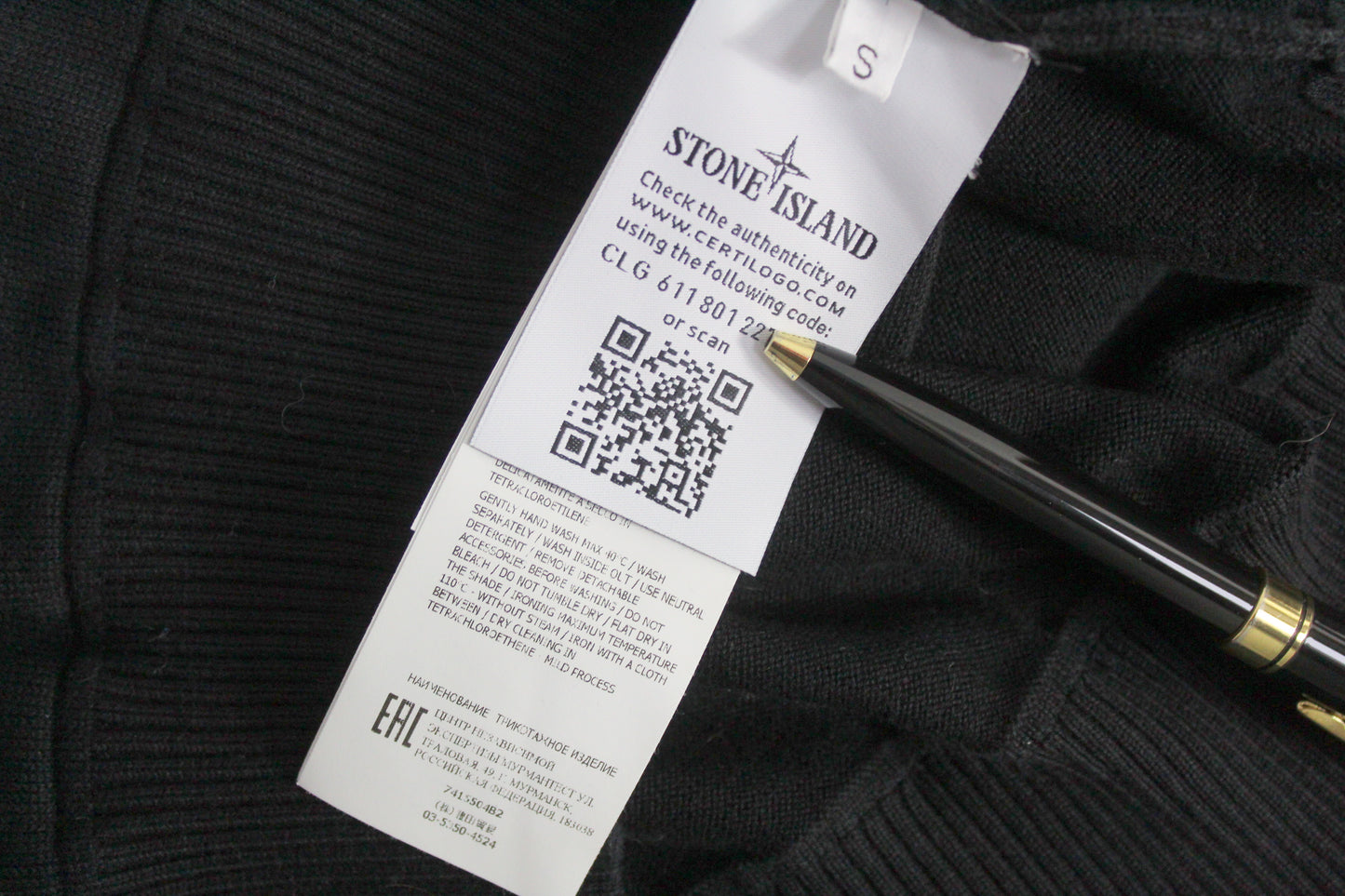 STONE ISLAND SS 2021 CREW NECK COTTON KNIT SWEATSHIRT SMALL