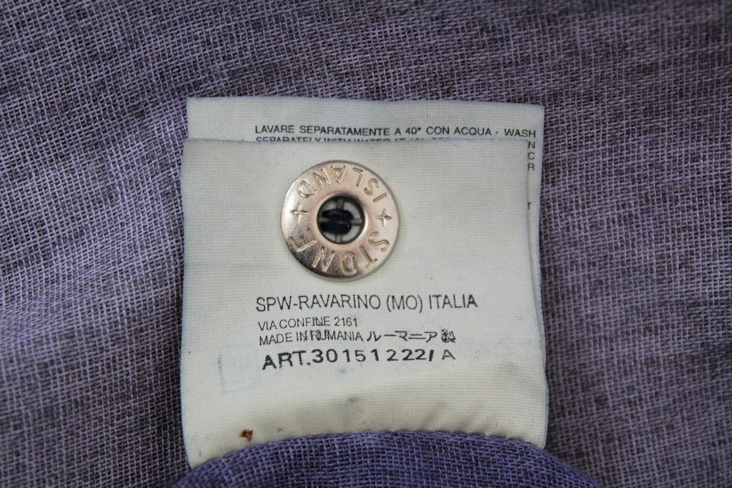 VINTAGE STONE ISLAND SS 1999 COATED HOODIE OVERSHIRT JACKET MEDIUM