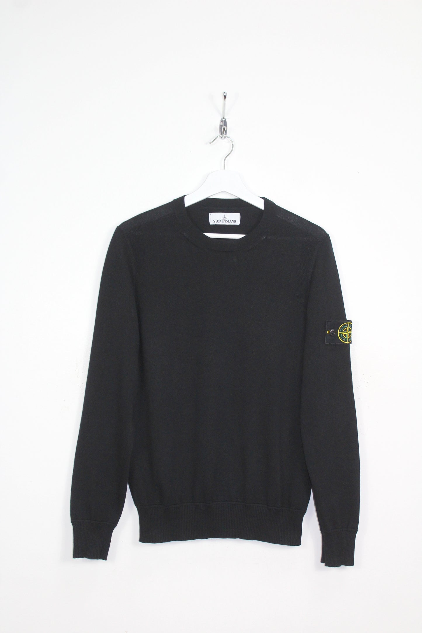 STONE ISLAND SS 2021 CREW NECK COTTON KNIT SWEATSHIRT SMALL