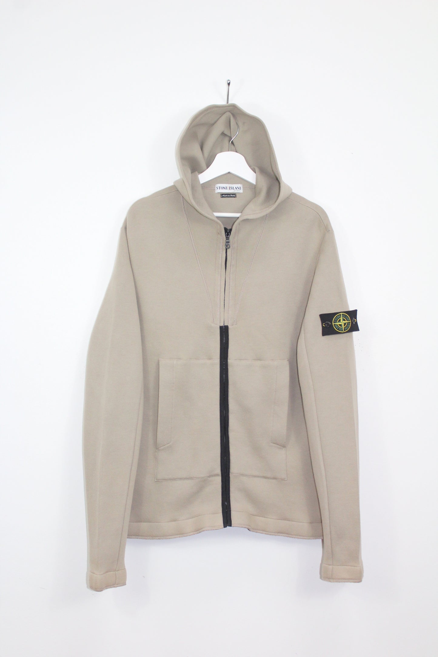 VINTAGE STONE ISLAND SS 2001 ZIP UP HOODIE SWEATSHIRT LARGE