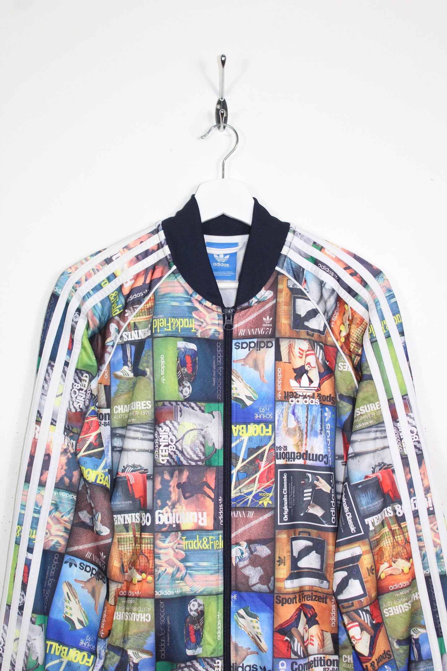 ADIDAS ORIGINALS BACK TO SCHOOL AOP SUPERSTAR TRACKSUIT TOP JACKET LARGE