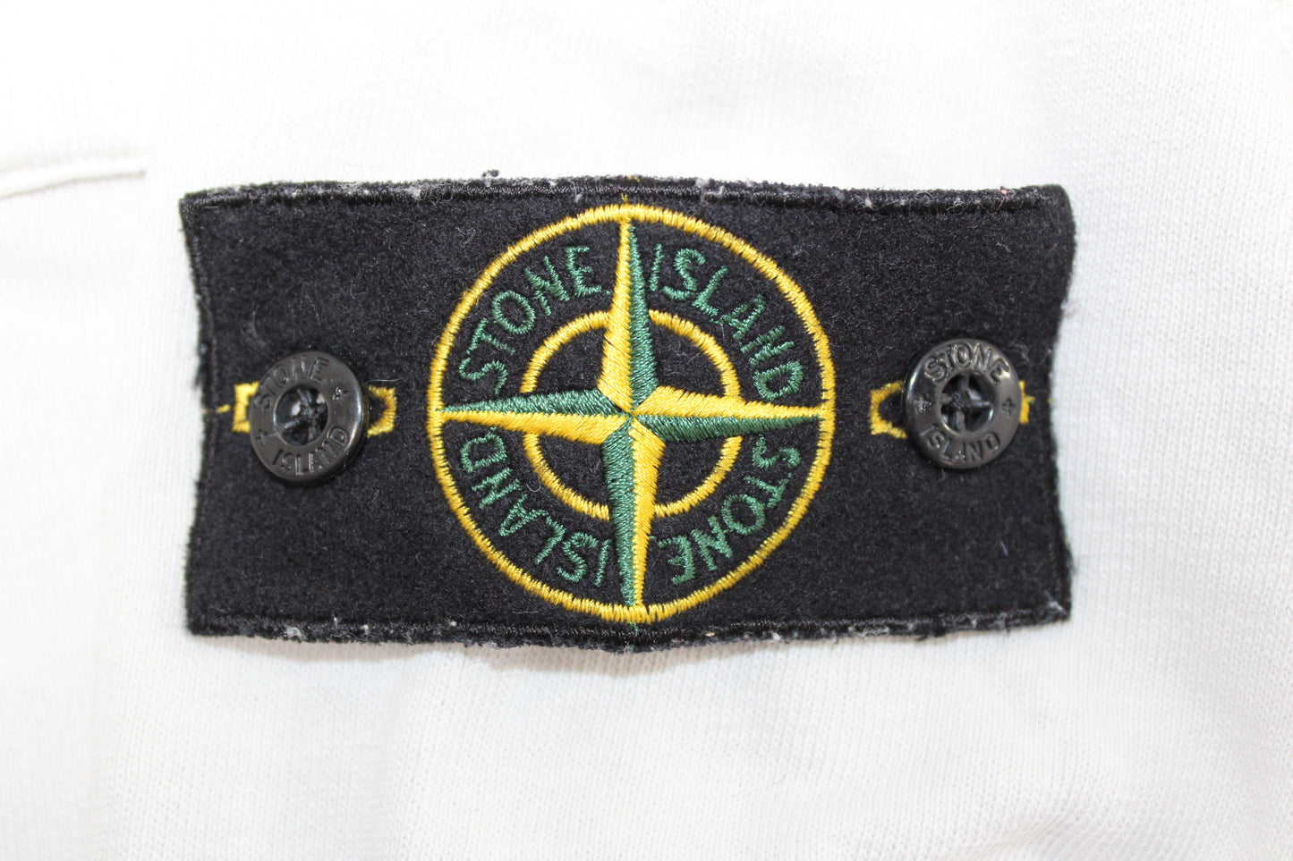 STONE ISLAND SS 2014  1/4 ZIP-BUTTON UP SWEATSHIRT MEDIUM