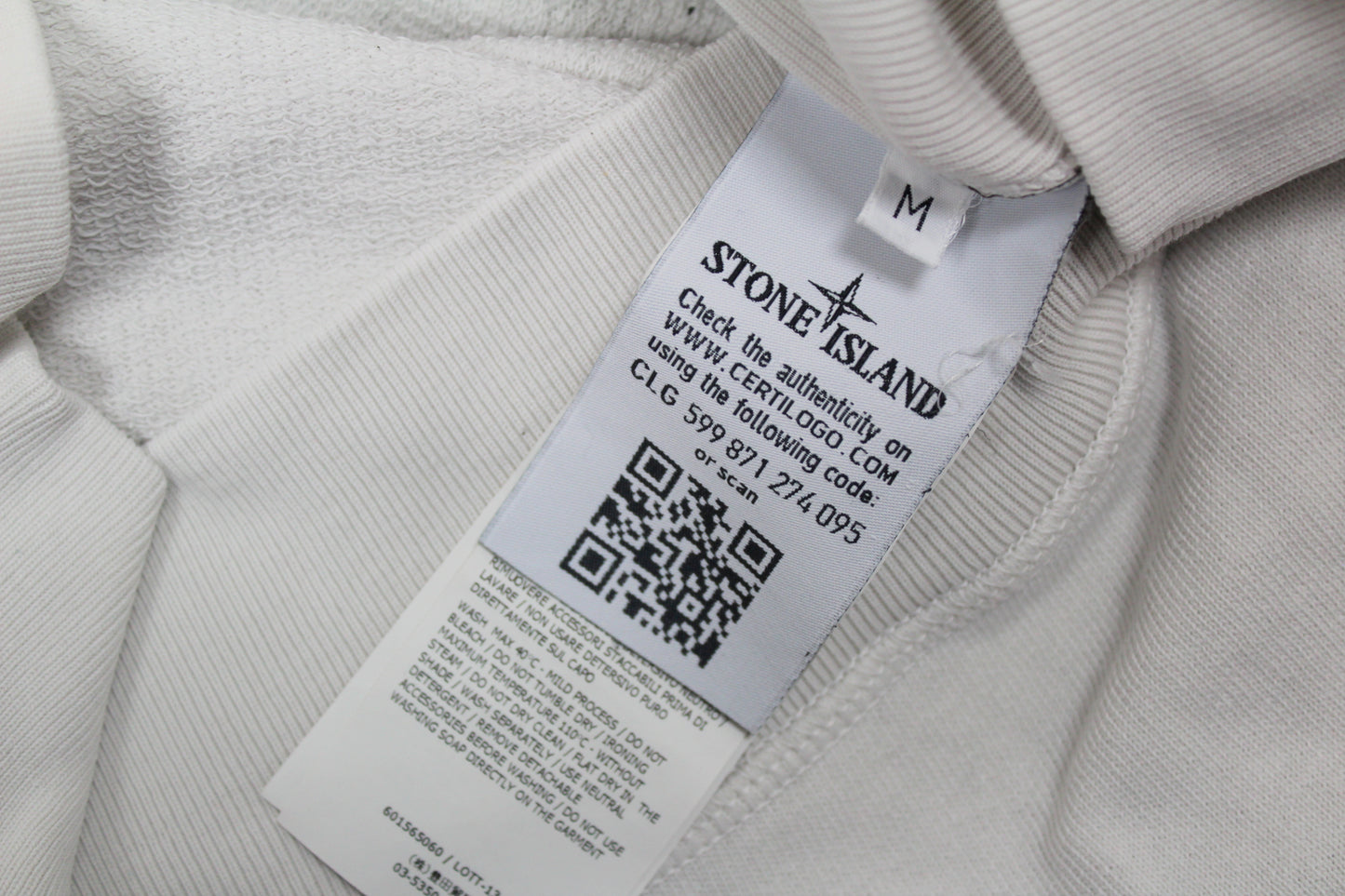 STONE ISLAND SS 2014  1/4 ZIP-BUTTON UP SWEATSHIRT MEDIUM