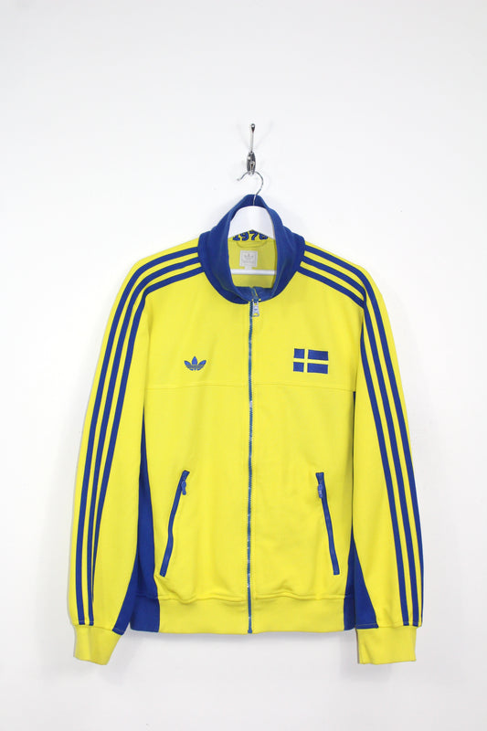 ADIDAS ORIGINALS SWEDEN WORLD CUP 1978 TRACKSUIT TOP JACKET LARGE