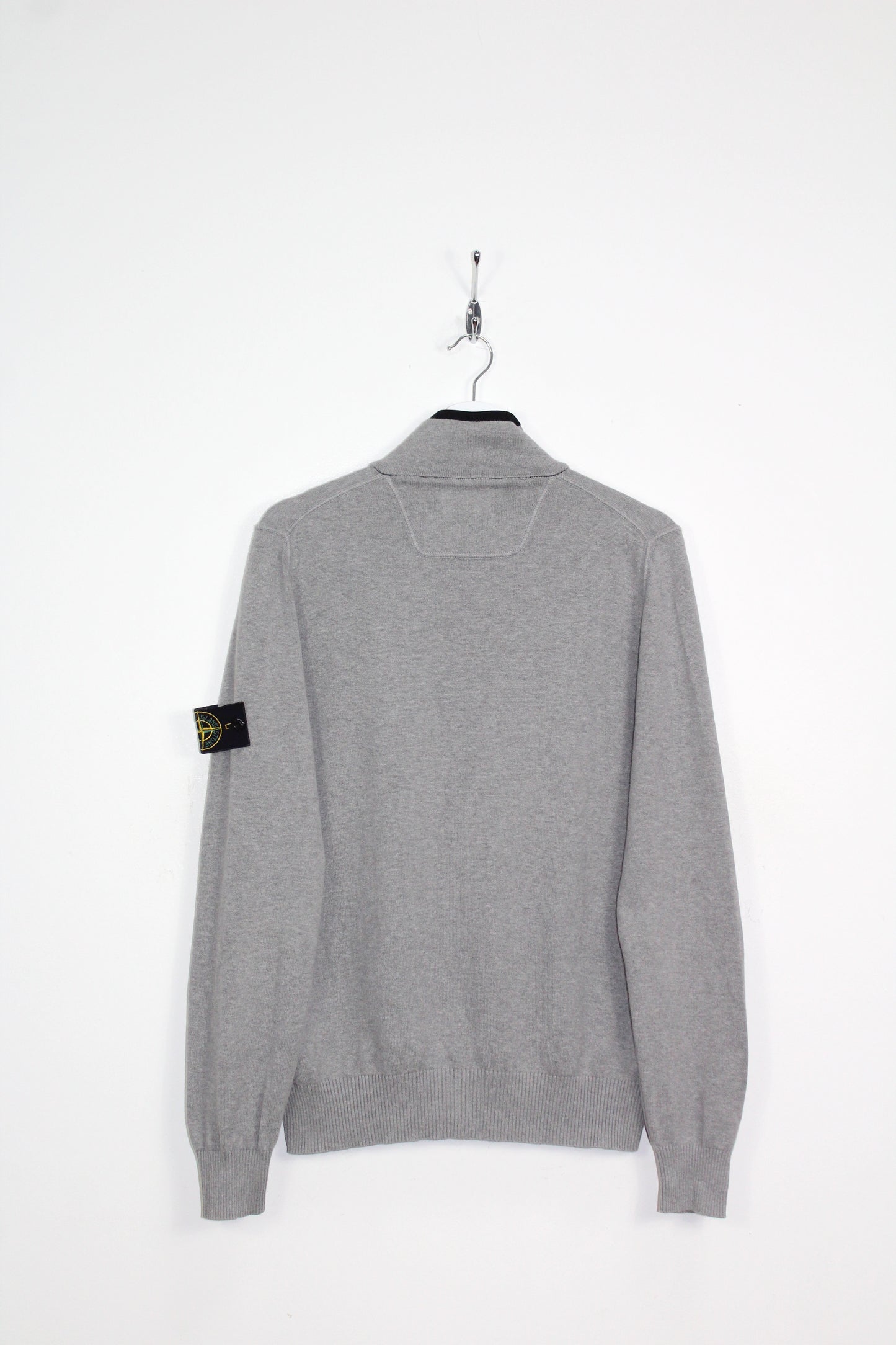 STONE ISLAND SS 2010 HALF BUTTONS KNIT SWEATSHIRT MEDIUM