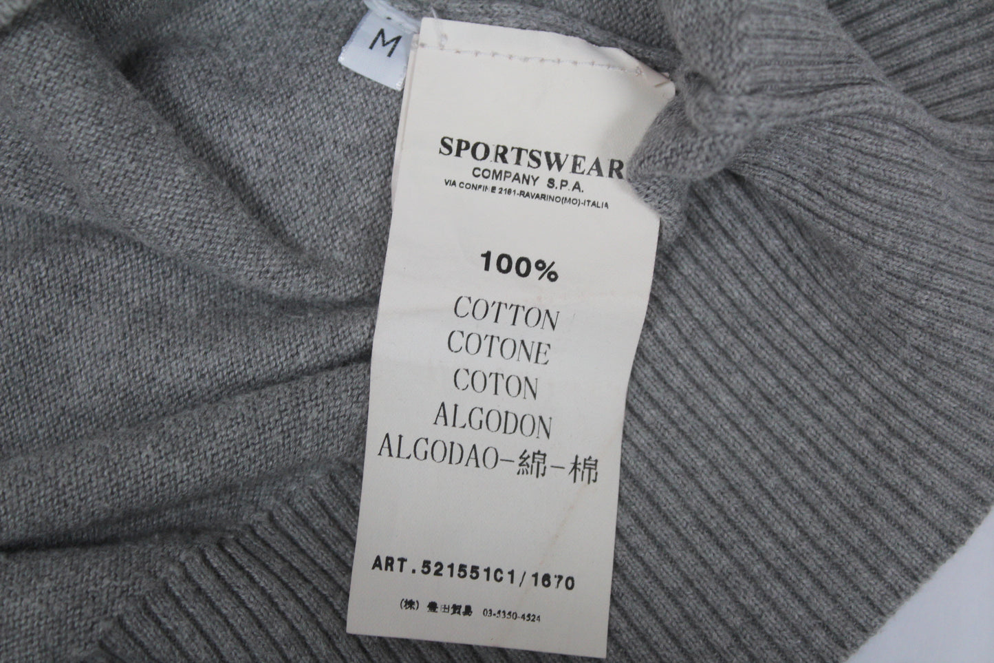 STONE ISLAND SS 2010 HALF BUTTONS KNIT SWEATSHIRT MEDIUM