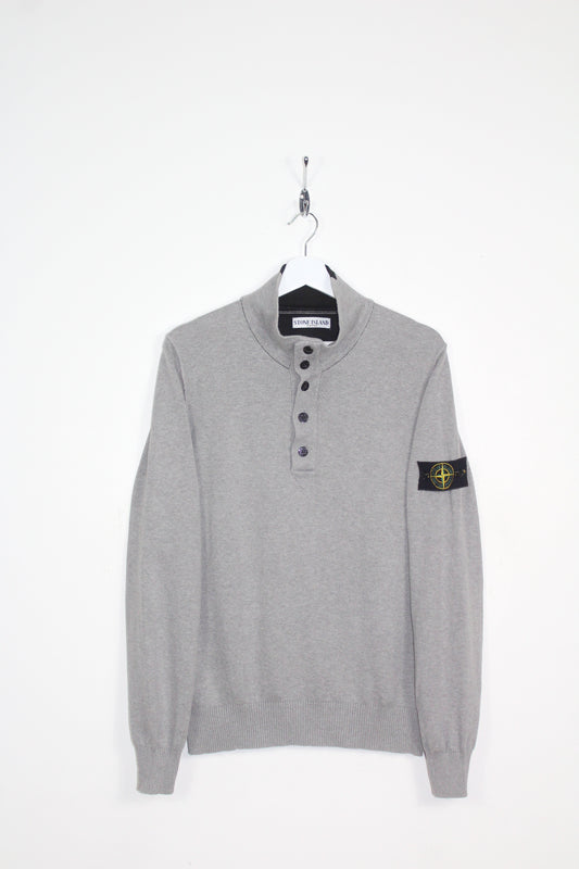 STONE ISLAND SS 2010 HALF BUTTONS KNIT SWEATSHIRT MEDIUM