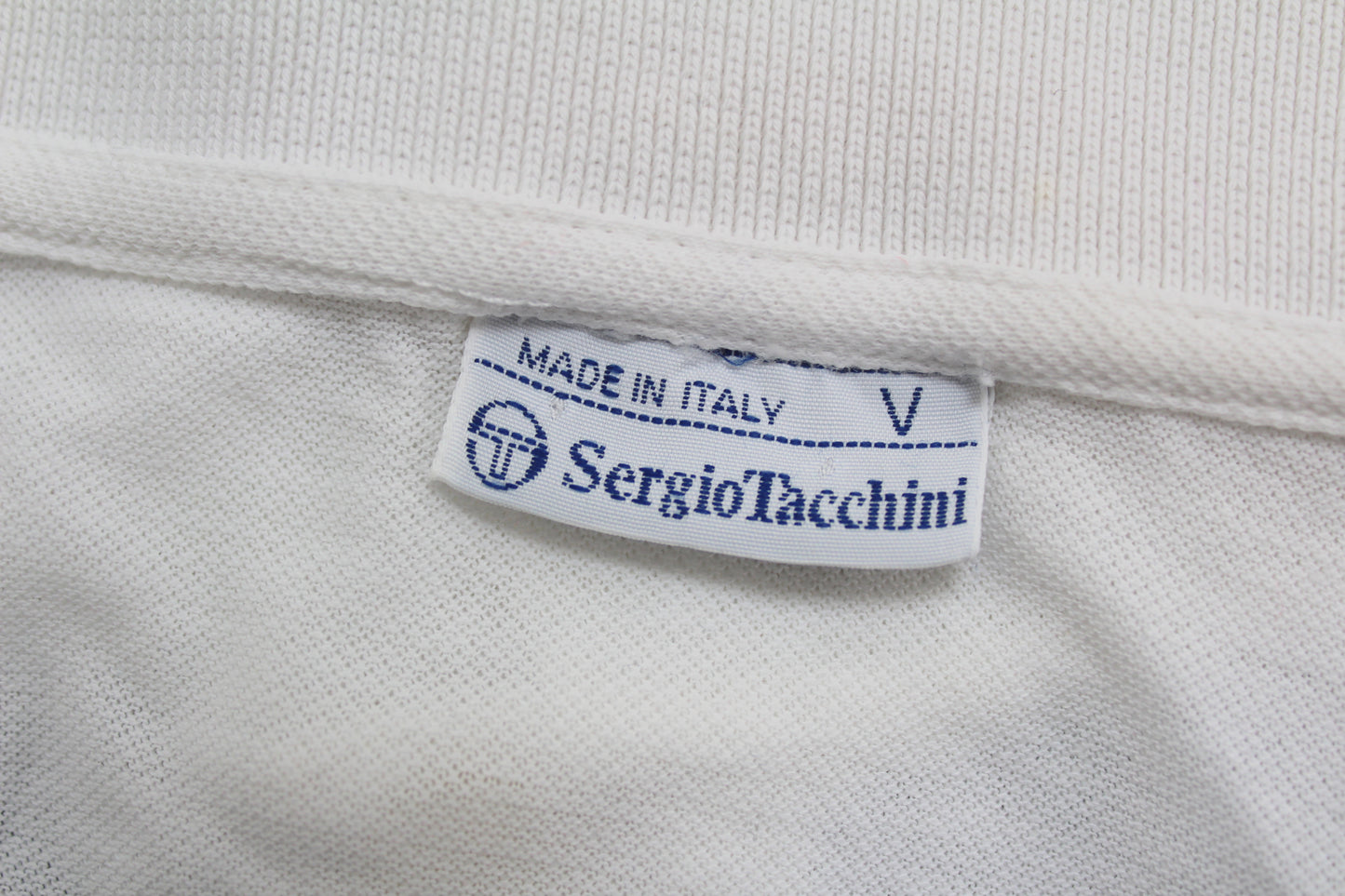 SERGIO TACCHINI 90'S VINTAGE SAMPRAS TENNIS POLO SHIRT LARGE