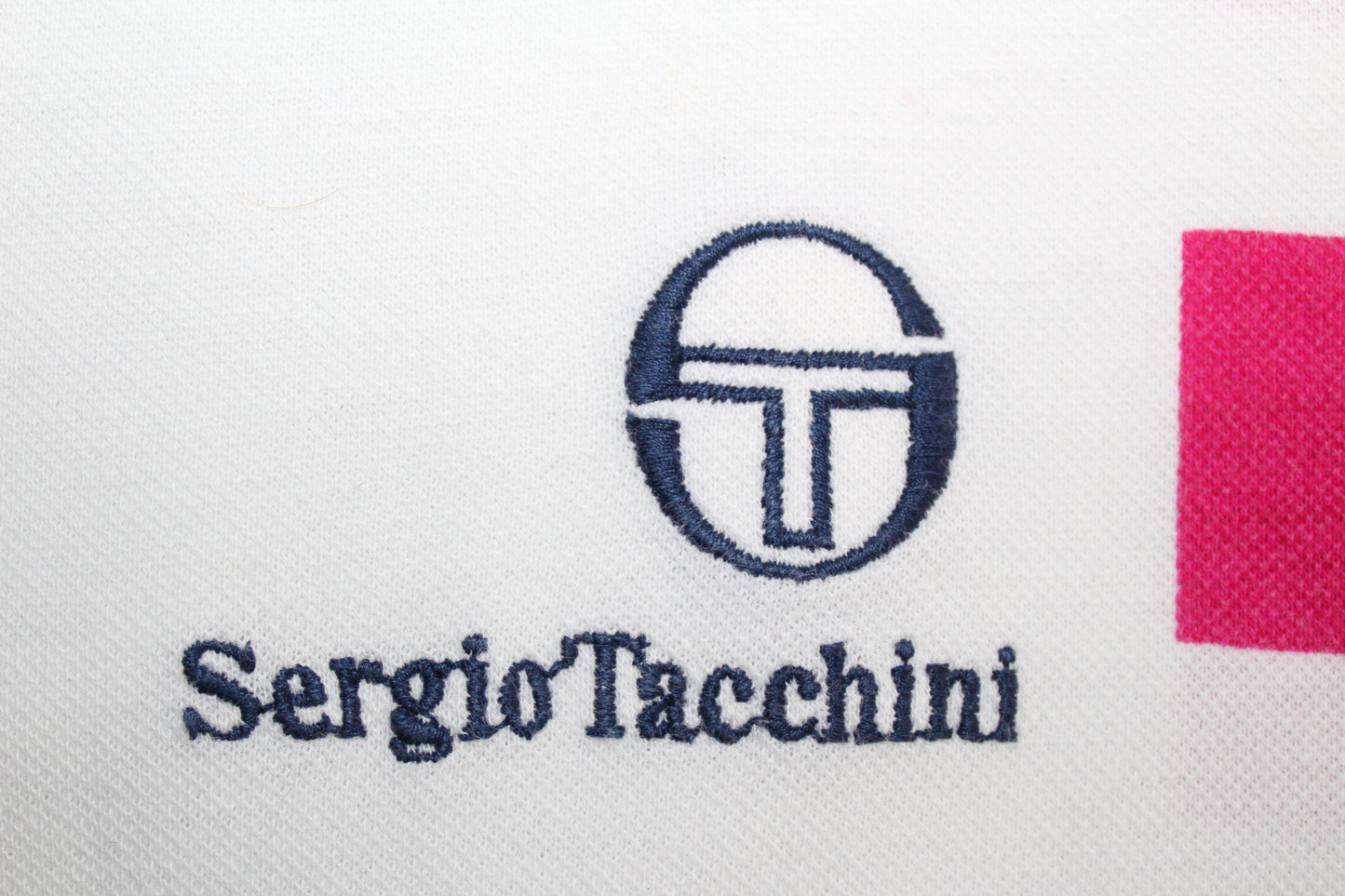 SERGIO TACCHINI 90'S VINTAGE VENTO CAMPORESE TENNIS POLO SHIRT LARGE