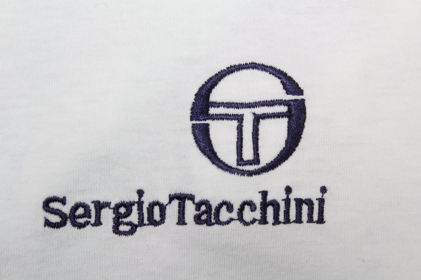 SERGIO TACCHINI 90'S VINTAGE TENNIS POLO SHIRT LARGE