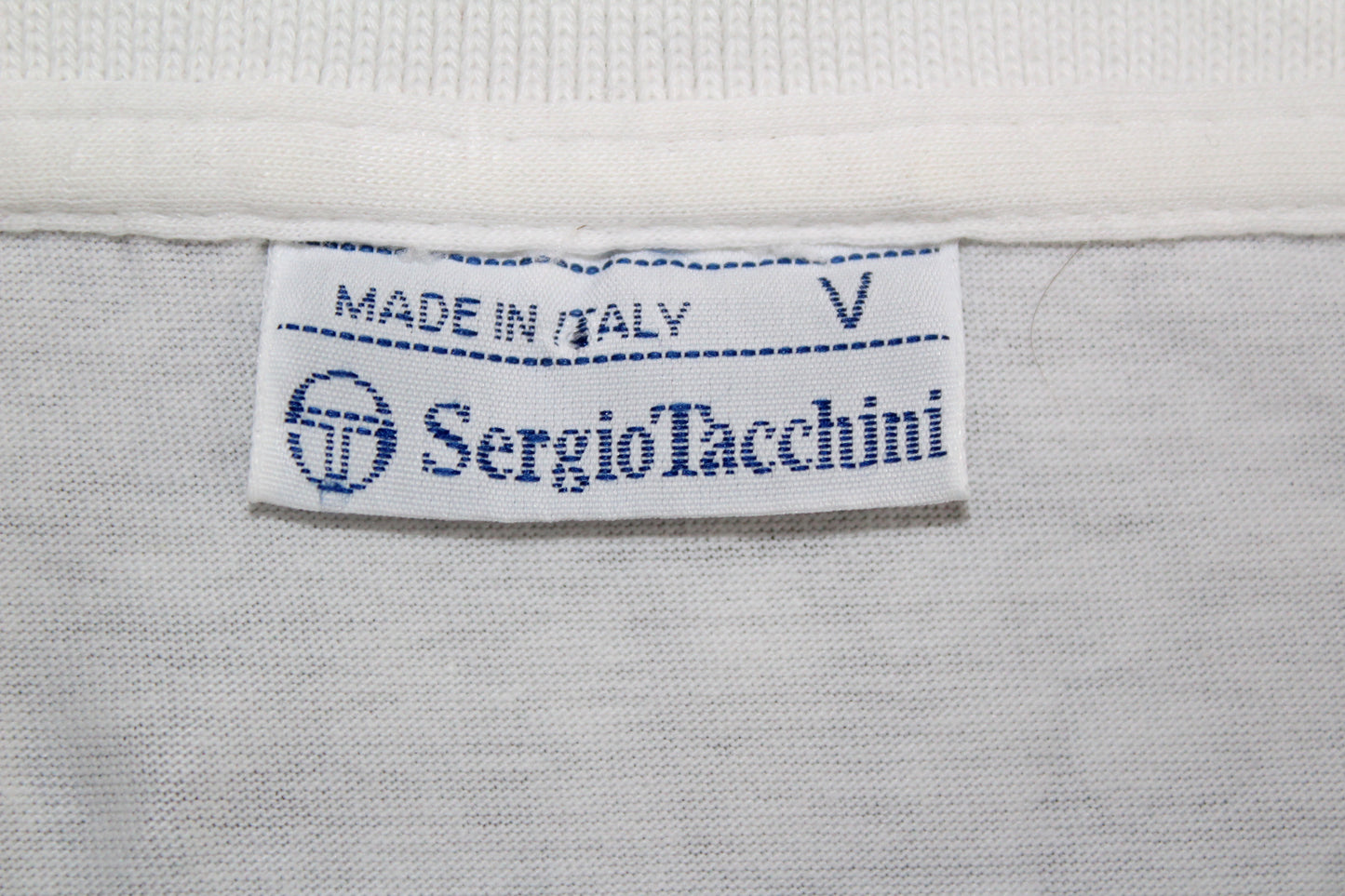 SERGIO TACCHINI 90'S VINTAGE TENNIS POLO SHIRT LARGE