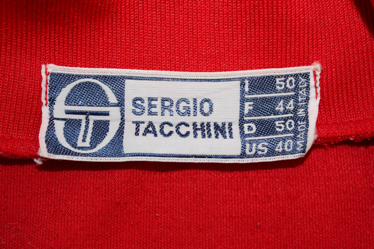 SERGIO TACCHINI OG 80'S VINTAGE MCENROE STAR TRACKSUIT TOP JACKET MEDIUM