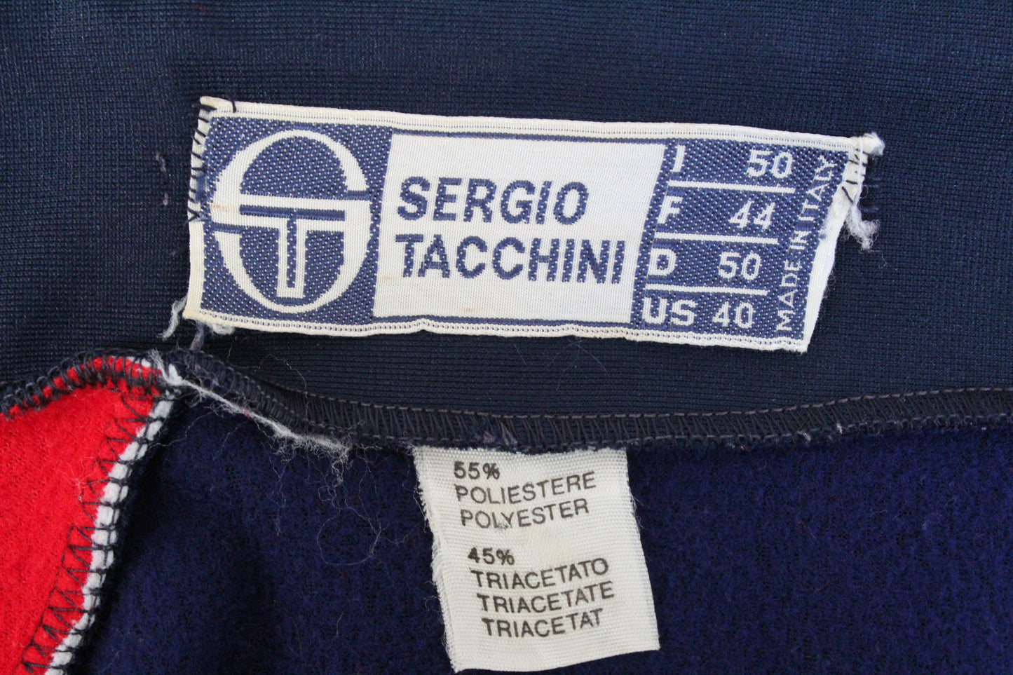 SERGIO TACCHINI 80'S VINTAGE ICEBERG TRACKSUIT TOP JACKET MEDIUM