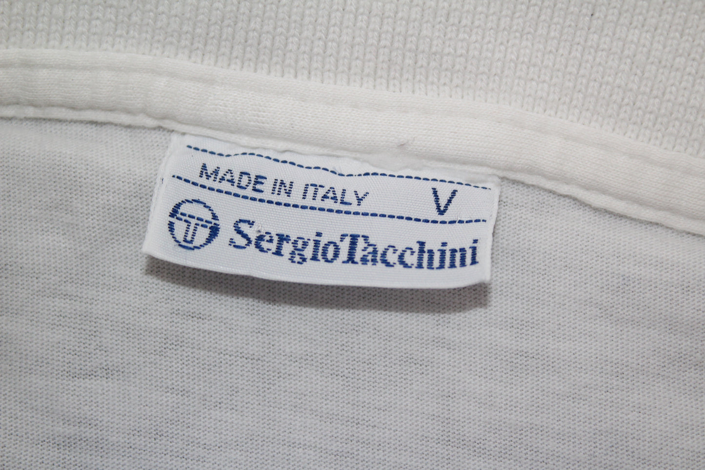 SERGIO TACCHINI 90'S VINTAGE TENNIS POLO SHIRT MEDIUM