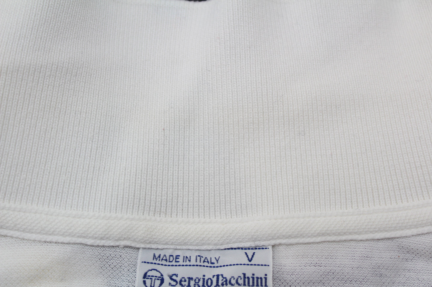 SERGIO TACCHINI VINTAGE WILANDER US OPEN 1988 TENNIS POLO SHIRT LARGE