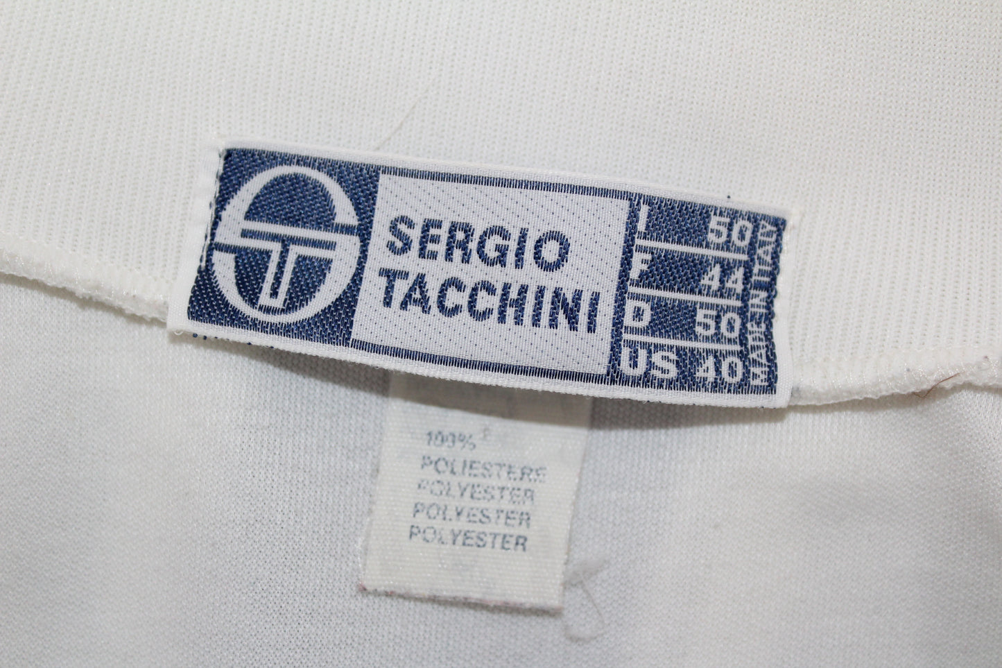 SERGIO TACCHINI OG 80'S VINTAGE MCENROE STAR TRACKSUIT TOP JACKET MEDIUM